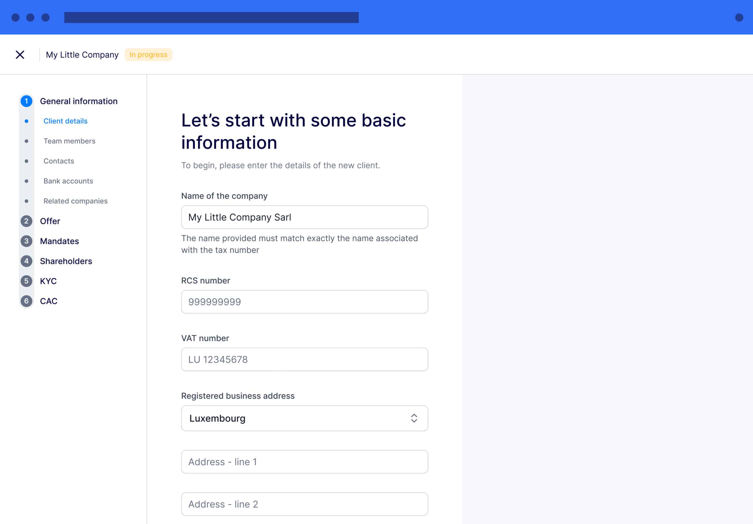 New Onboarding - Step 1.1