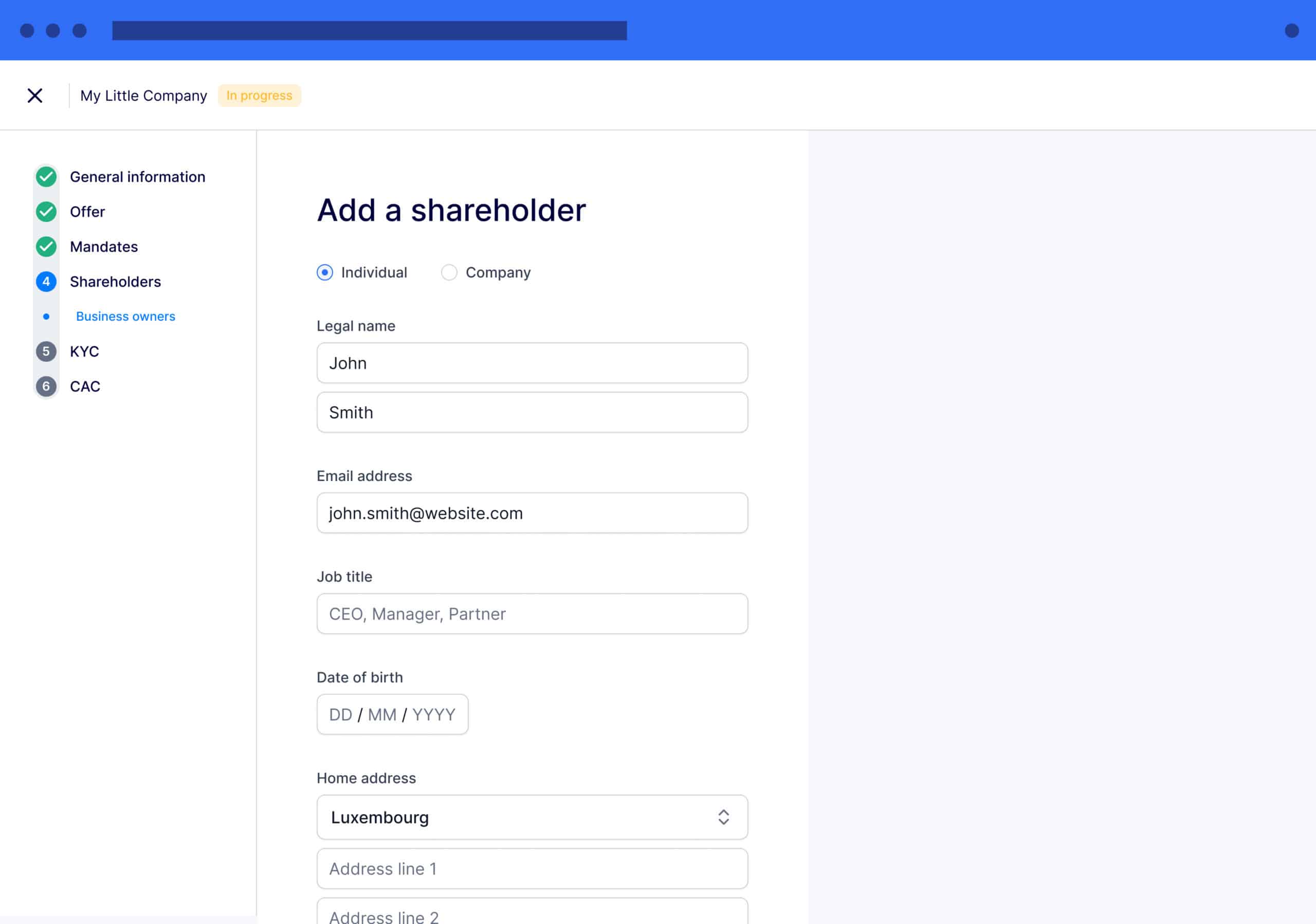New Onboarding - Step 4 - Add