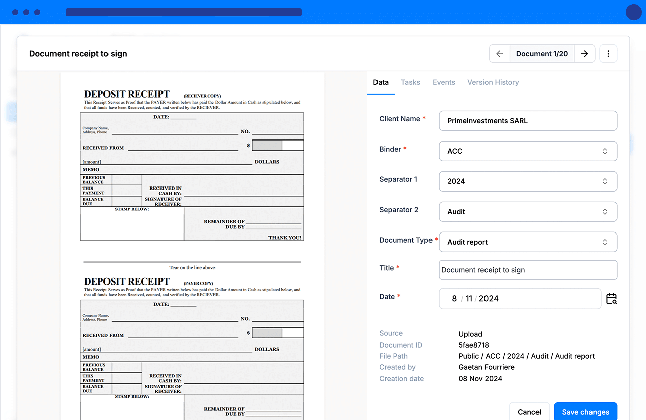 Future is Data - Documents preview